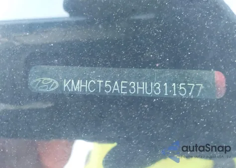 2017 Hyundai Accent Se z USA, uszkodzony, nr VIN KMHCT5AE3HU311577